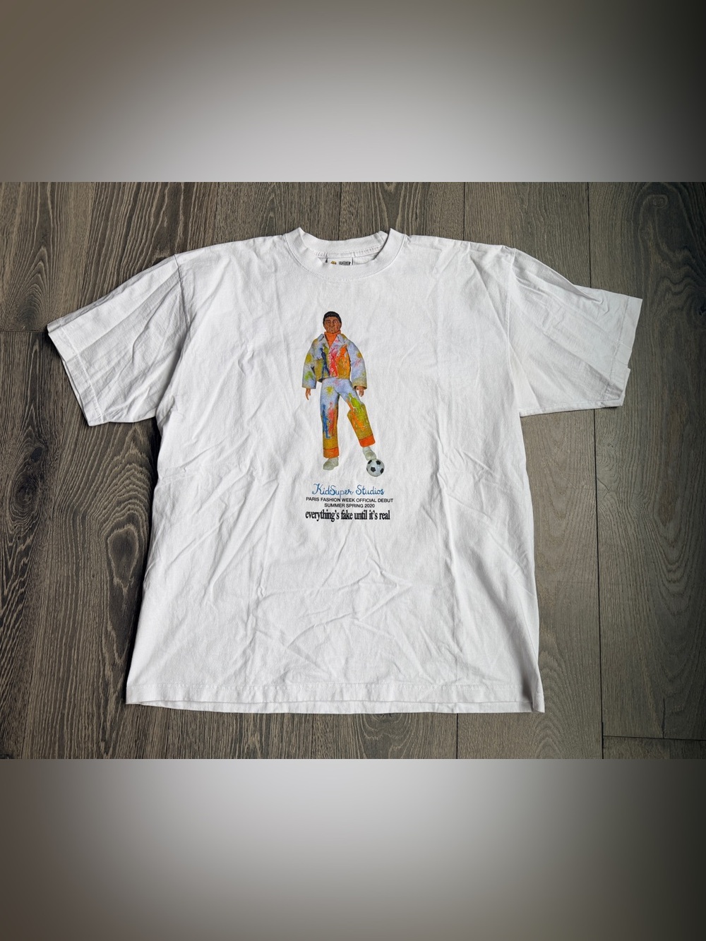KidSuper Studios Maradona Doll Tee 2020 Collection White Size 2X
